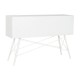 Console DKD Home Decor Бял Метал Кристал 120 x 35 x 80 cm