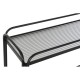 Конзола DKD Home Decor Кристал Черен Метал (80 x 28 x 80,5 cm)