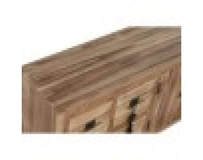 ТВ шкаф Home ESPRIT Черен Естествен Ела Дървен MDF 130 x 24 x 51 cm