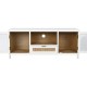 ТВ шкаф Home ESPRIT Бял Кристал Дърво от пауловния 120 x 40 x 50 cm