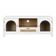 ТВ шкаф Home ESPRIT Бял Кристал Дърво от пауловния 120 x 40 x 50 cm