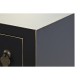 Помощна маса DKD Home Decor 95 x 26 x 79 cm Ела Черен Златен Метал Бял Дървен MDF