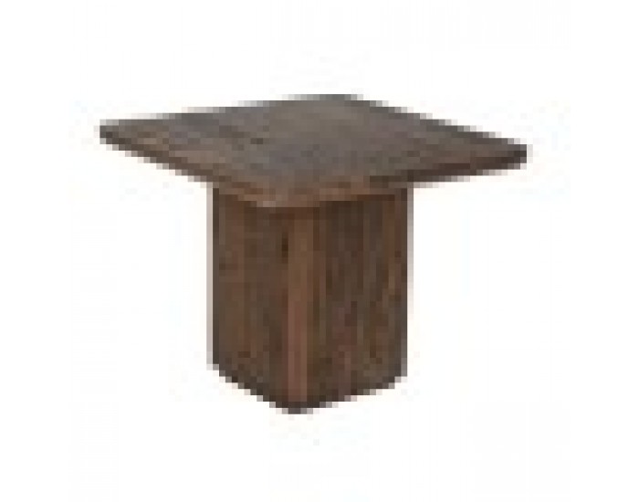 Помощна маса Home ESPRIT Кафяв Рециклирано дърво 61 x 61 x 50 cm