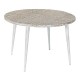 Помощна маса DKD Home Decor Метал Дърво манго (75 x 75 x 80 cm)