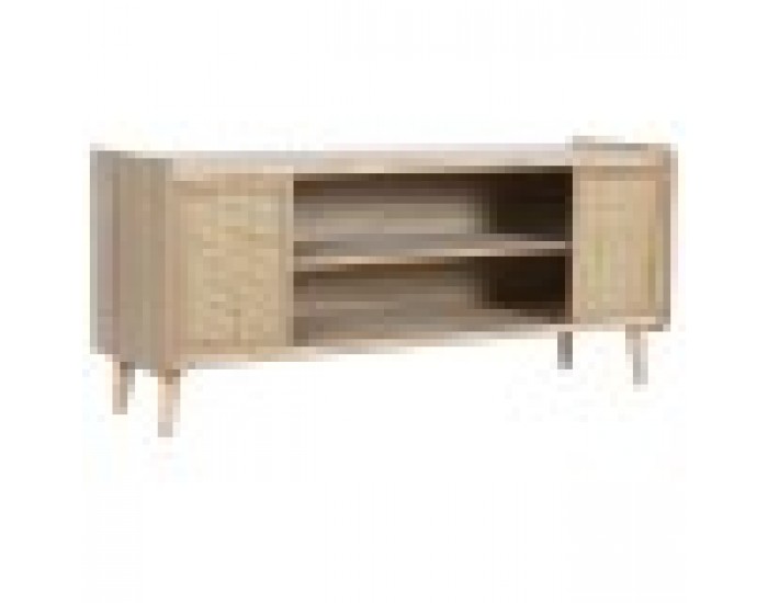 ТВ шкаф Home ESPRIT Естествен Pатан Дърво от пауловния 120 x 35 x 54 cm