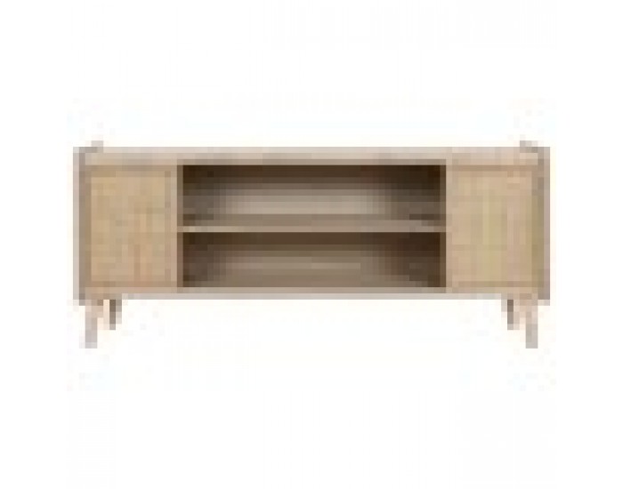 ТВ шкаф Home ESPRIT Естествен Pатан Дърво от пауловния 120 x 35 x 54 cm