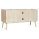ТВ шкаф Home ESPRIT Естествен Дърво от пауловния Дървен MDF 120 x 40 x 60 cm