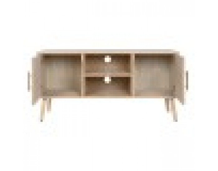 ТВ шкаф Home ESPRIT Естествен Дърво от пауловния Дървен MDF 120 x 40 x 60 cm