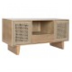ТВ шкаф Home ESPRIT Бежов Естествен Юта Бор 120 x 40 x 55 cm - Home esprit