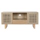 ТВ шкаф Home ESPRIT Бежов Естествен Юта Бор 120 x 40 x 55 cm