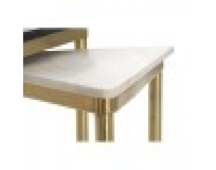 Комплект от 3 масички DKD Home Decor, Черен, Златен, Метал, Бял, Зелен, Мрамор Модерен, 68 x 46,5 x 53 cm, 3 броя