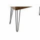 Конзола DKD Home Decor 118 x 40 x 77 cm Черен Метал Кафяв Aкациево дърво