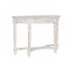 Console Home ESPRIT Бял Дърво манго 114,3 x 38,1 x 82 cm - Măsuțe de living