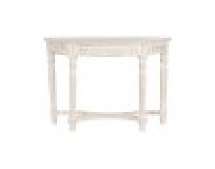 Console Home ESPRIT Бял Дърво манго 114,3 x 38,1 x 82 cm