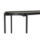 Конзола DKD Home Decor Черен Метал MDF Зелен Тропически (120 x 41 x 80 cm)
