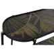 Конзола DKD Home Decor Черен Метал MDF Зелен Тропически (120 x 41 x 80 cm)