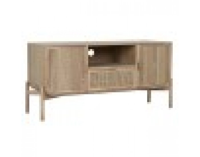 ТВ шкаф Home ESPRIT Естествен 126 x 40 x 60 cm
