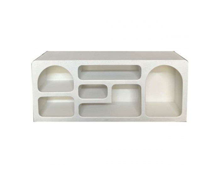 ТВ шкаф Home ESPRIT Бял 120 x 26 x 50 cm