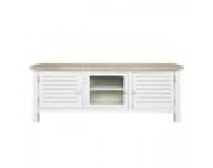 ТВ шкаф DKD Home Decor Ела Бял Дървен MDF 120 x 40 x 45 cm