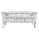 ТВ шкаф DKD Home Decor Сребрист Огледало MDF