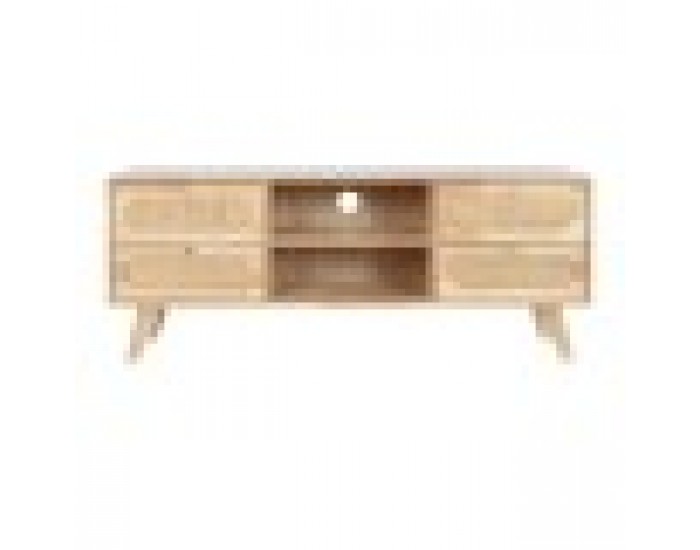 ТВ шкаф DKD Home Decor Естествен Метал каучук 120 x 30 x 48 cm