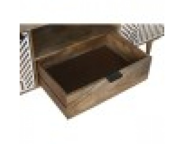 ТВ шкаф Home ESPRIT Бял Дърво манго 160 x 41 x 55 cm