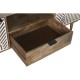 ТВ шкаф Home ESPRIT Бял Дърво манго 160 x 41 x 55 cm