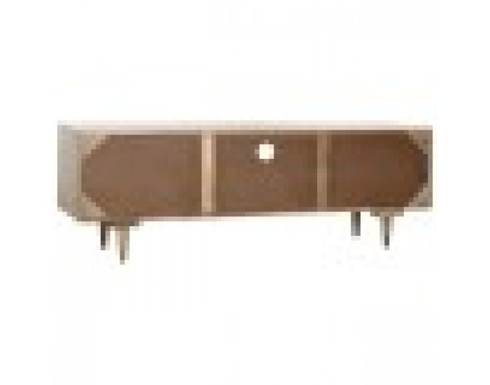 ТВ шкаф Home ESPRIT Бял Дърво манго 160 x 41 x 55 cm
