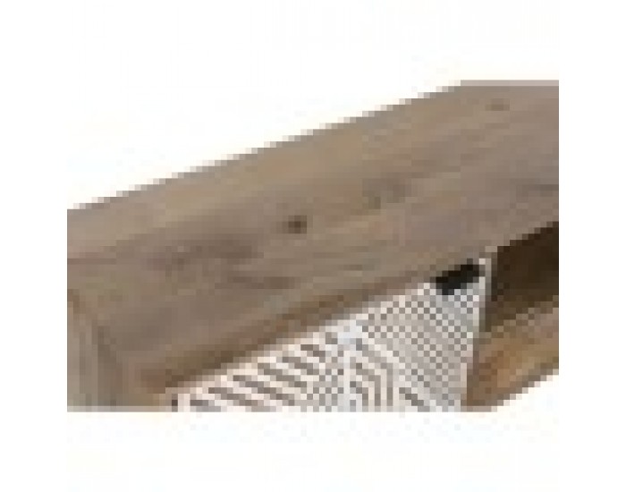 ТВ шкаф Home ESPRIT Бял Дърво манго 160 x 41 x 55 cm