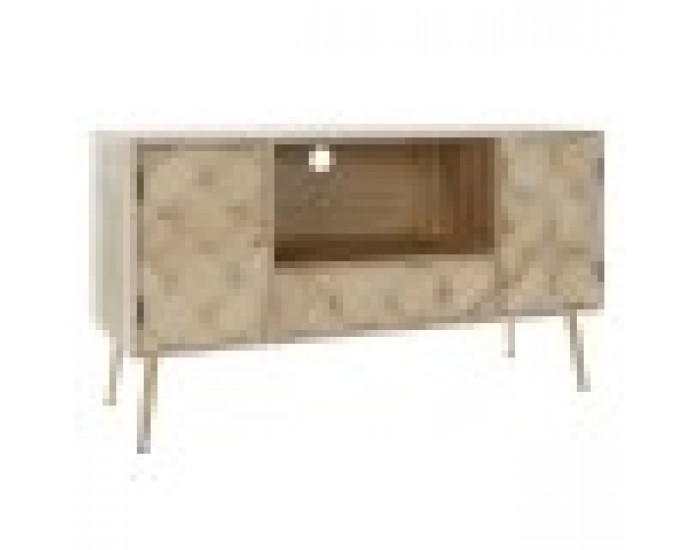 ТВ шкаф DKD Home Decor Метал Дърво от пауловния Бор (118 x 40 x 65 cm)