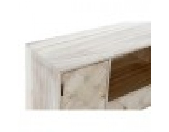 ТВ шкаф DKD Home Decor Метал Дърво от пауловния Бор (118 x 40 x 65 cm)