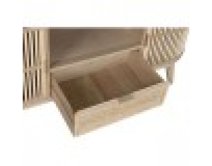 ТВ шкаф Home ESPRIT Златен Естествен Pатан Ела 120 x 40 x 60 cm