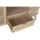ТВ шкаф Home ESPRIT Златен Естествен Pатан Ела 120 x 40 x 60 cm