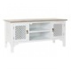 ТВ шкаф DKD Home Decor Бял Ела Светло кафяв (120 x 45 x 57 cm) - Dkd home decor