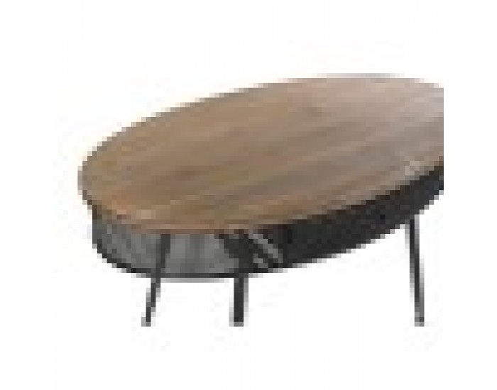Конзола DKD Home Decor Ела Черен Метал Кафяв (120 x 65 x 77 cm)