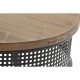 Конзола DKD Home Decor Ела Черен Метал Кафяв (120 x 65 x 77 cm)