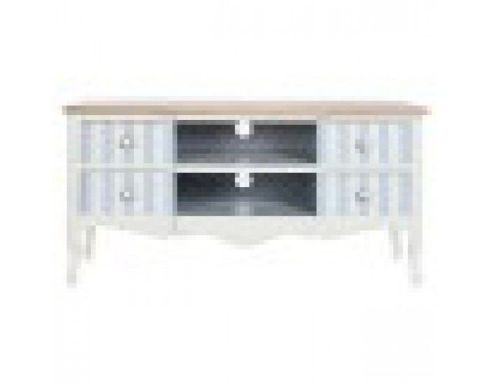 ТВ шкаф DKD Home Decor Бял Небесно синьо (120 x 48 x 60 cm)
