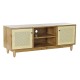 ТВ шкаф DKD Home Decor, Кафяв, Ела, Pатан