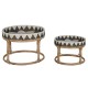 Комплект от 2 маси Home ESPRIT Pатан 70 X 70 X 52 cm