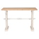 Конзола Home ESPRIT Жълт Бял Ела Дървен MDF 120 x 50 x 77 cm