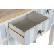 Конзола Home ESPRIT Син Бял Дърво от пауловния 103 x 35 x 80 cm