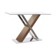 Console DKD Home Decor Прозрачен Сребрист Тъмно сив Кристал Стомана 120 x 40 x 75 cm