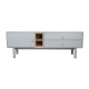 ТВ шкаф Home ESPRIT Син Сив полипропилен Дървен MDF 140 x 40 x 55 cm
