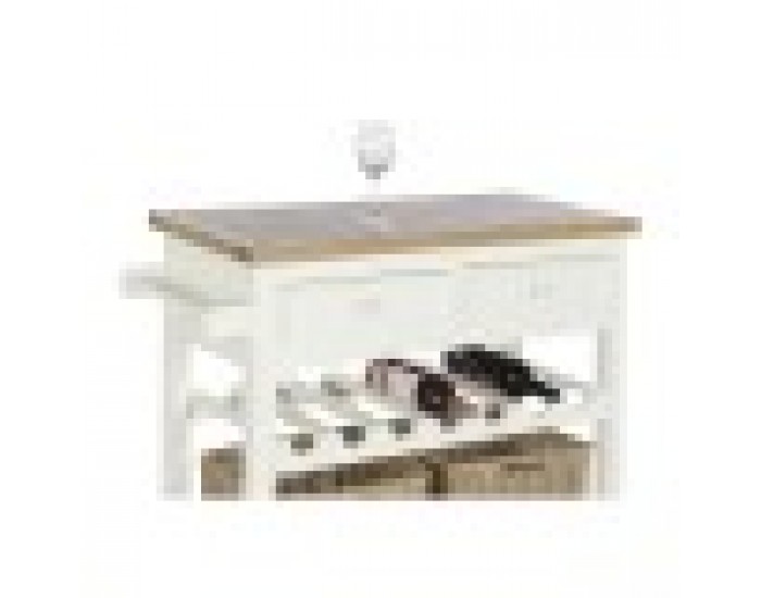 Console DKD Home Decor Бежов плетена ракита Дърво от пауловния 88 x 38 x 80 cm