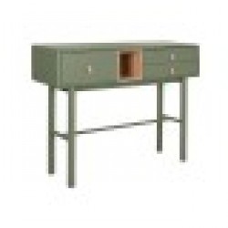 Конзола Home ESPRIT Зелен Полиуретан Дървен MDF 120 x 35 x 90 cm - Home esprit