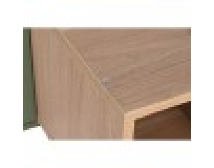 Конзола Home ESPRIT Зелен Полиуретан Дървен MDF 120 x 35 x 90 cm