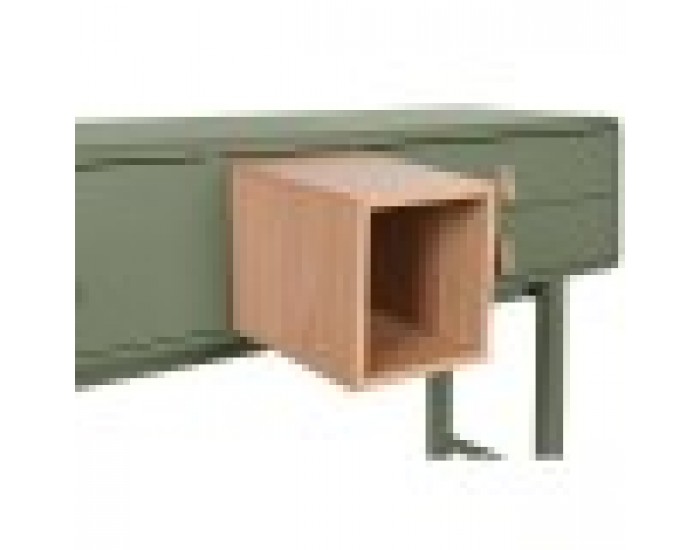 Конзола Home ESPRIT Зелен Полиуретан Дървен MDF 120 x 35 x 90 cm