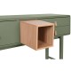 Конзола Home ESPRIT Зелен Полиуретан Дървен MDF 120 x 35 x 90 cm