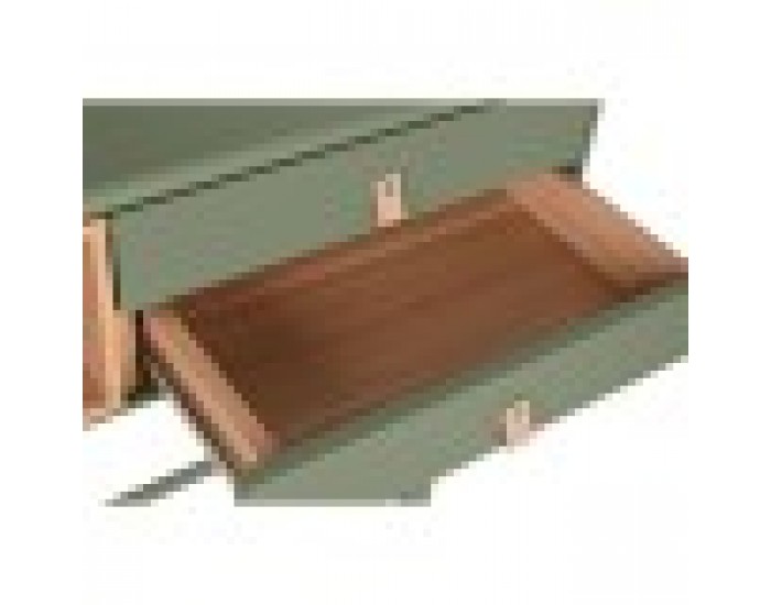 Конзола Home ESPRIT Зелен Полиуретан Дървен MDF 120 x 35 x 90 cm