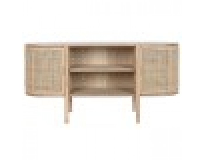 ТВ шкаф Home ESPRIT Естествен каучук 120 x 43,5 x 60 cm